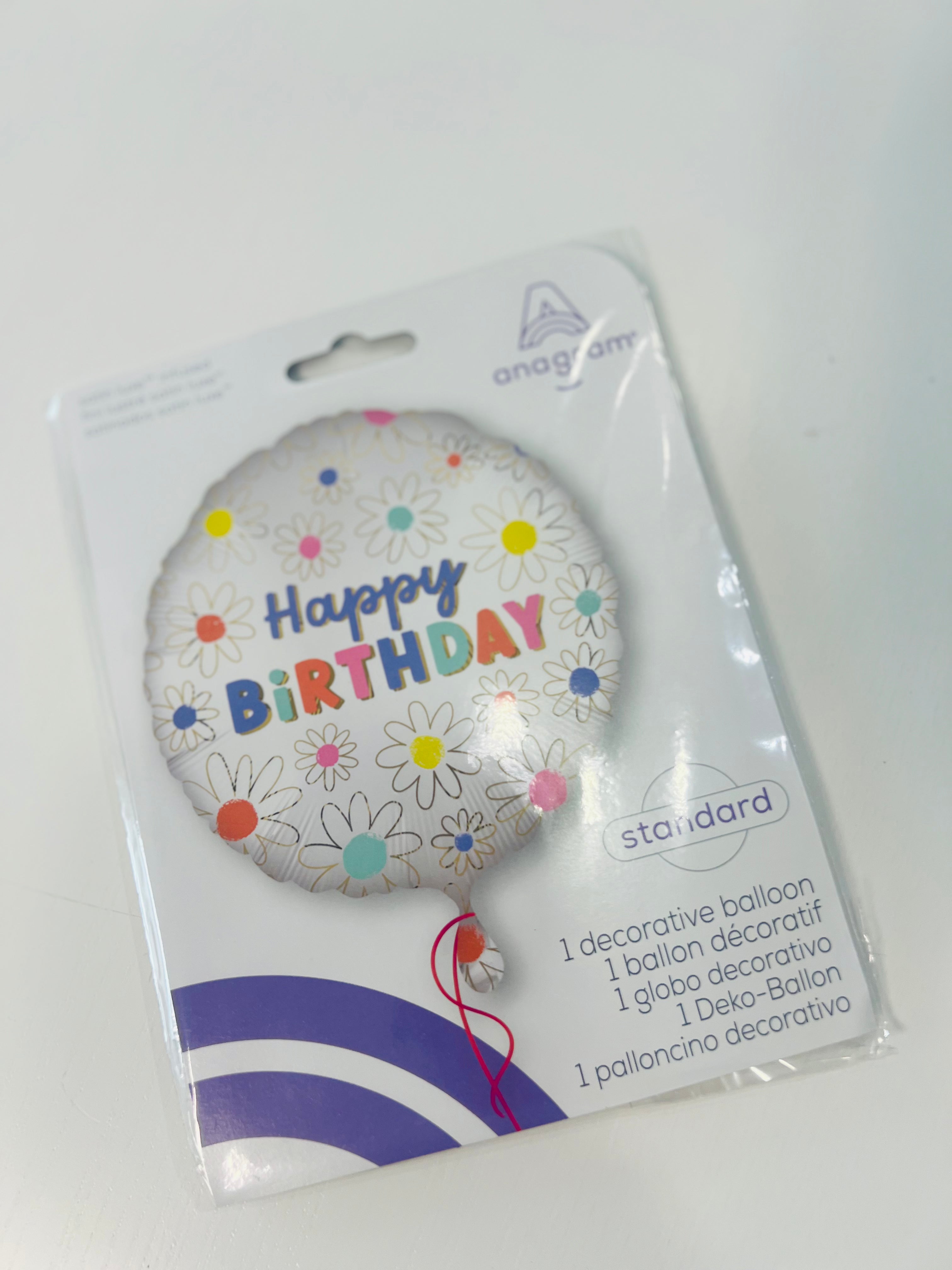 Flowers Gold Balloon